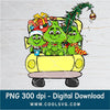 Christmas truck Baby Grinch Custom Name PNG - Grinchmas Png - Great for Cricut & Silhouette - CoolSvg