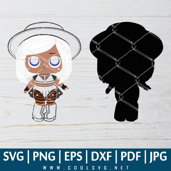 Layered Lol Doll SVG - Lol Surprise Cricut - LOL Surprise Doll SVG - Witchay Lol Doll - Witchay Lol Surprise Doll SVG - Great for Sublimation or Cricut