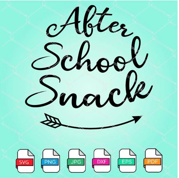 After School Snack SVG - mysvg