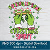 Pink rolling up some christmas spirit Grinch hands PNG - Grinchmas Png - Great for Cricut & Silhouette - CoolSvg