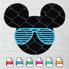Mickey Mouse Sunglasses SVG - Mickey Ears SVG - mysvg