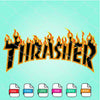 Thrasher Flame SVG - Thrasher Flame Logo - mysvg