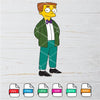 Waylon Smithers SVG -The Simpsons SVG- Simpsons SVG - mysvg