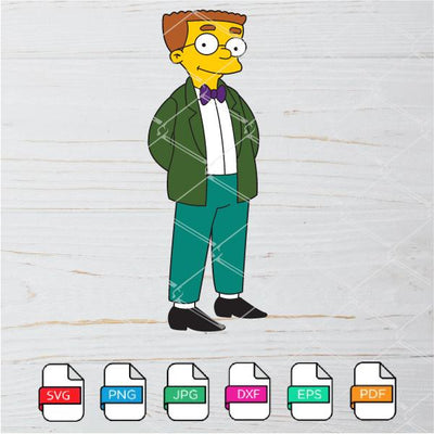 Waylon Smithers SVG -The Simpsons SVG- Simpsons SVG - mysvg