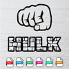 Hulk Hand SVG - Hulk SVG - Hulk font SVG - mysvg