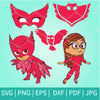 PJ Masks SVG -Owlette  SVG Bundle -Disney SVG -Pjmasks SVG - mysvg