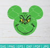 Grinch Mickey SVG - Mickey Mouse SVG - Grinch Face Svg - mysvg