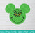 Grinch Mickey SVG - Mickey Mouse SVG - Grinch Face Svg