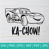 Ka Chow SVG - Disney cars SVG - Lightning McQueen SVG - mysvg