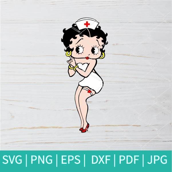 Betty Boop Nurse  SVG - Betty Boop SVG - Nurse SVG - CoolSvg