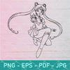 Sailor Moon Clipart - Sailor Moon Vector - mysvg