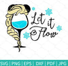 Let It Flow SVG - Princess Elsa SVG - mysvg