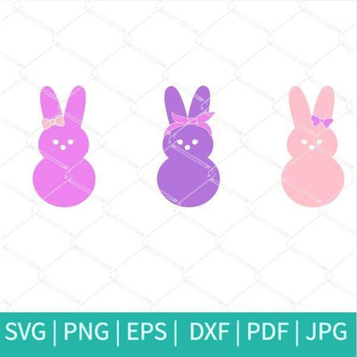 Easter SVG Bundle - Easter Peeps SVG - Easter Eggs SVG - Easter Bunny Svg - mysvg