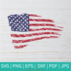 Distressed American Flag SVG - Grunge US Flag Vector - USA Flag PNG - mysvg