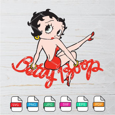 Betty Boop SVG - Betty Boop Logo SVG - mysvg