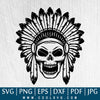 Indian Skull SVG - Indian Skull PNG - CoolSvg