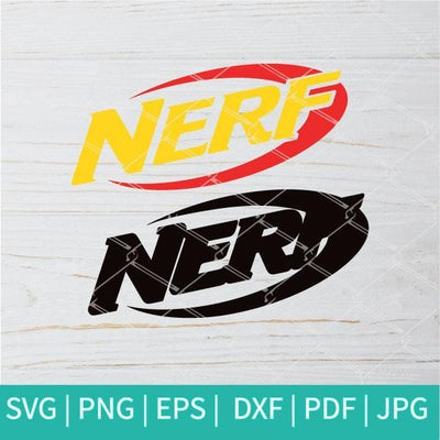Nerf Logo SVG Cut file - Nerf Logo PNG - Nerf Logo Vector - mysvg