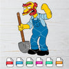 Groundskeeper Willie SVG- -The Simpsons SVG- Simpsons SVG - mysvg