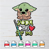 Cute Baby Yoda SVG - Star wars SVG - mysvg