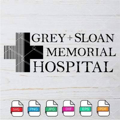 Grey And Solan Memorial Hospital SVG -  Grey's Anatomy SVG - mysvg