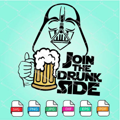 Star Wars Join The Drunk Side SVG - Star Wars SVG - mysvg