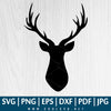 Deer Head SVG, Deer Bundle SVG Deer, Deer Mountains SVG, Buck Deer SVG, Deer Antlers SVG, Great for Sublimation or Cricut & Silhouette - CoolSvg