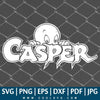 Casper Logo SVG - Casper The Friendly Ghost SVG - Casper Logo Vector - Halloween Ghost SVG - CoolSvg