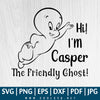 Casper SVG File - Halloween Ghost SVG Great for Sublimation or Cricut & Silhouette - CoolSvg