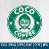 Coco Starbucks Cup SVG - Coco SVG - Coffee Starbucks SVG - Starbucks vector - Starbucks SVG - Circle Frame SVG