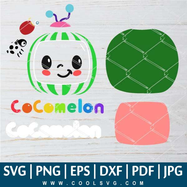 Cocomelon Bundle SVG - Cocomelon PNG - ThatsMEonTV SVG - Layered SVG Files - You Tube Kids SVG - CoCo Melon SVG Ladybird beetle