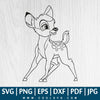 Cute Deer SVG, Adorable Deer Face SVG, Bambi SVG, Great for Sublimation, Cricut & Silhouette - CoolSvg
