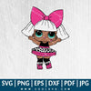 Diva Glitter SVG  - Lol Doll SVG - Lol Surprise Dolls SVG - Lol Doll Vector - Lol Doll Cricut - CoolSvg