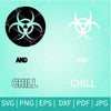 Quarantaine and Chill SVG - Quarantaine Symbol SVG - mysvg