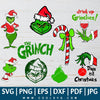 Grinch SVG Bundle - Grinch Christmas SVG - Layered Grinch Face SVG - Grinch With Santa Hat SVG - Grinch Face SVG - Santa Hat SVG - Christmas SVG - Great for Sublimation or Cricut - CoolSvg