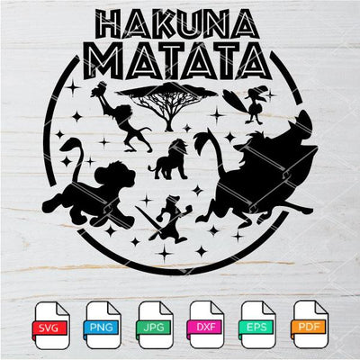 Hakuna Matata SVG - mysvg