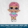 Ice Skater Lol Doll SVG - Lol Layered SVG - Lol Dolls SVG - CoolSvg