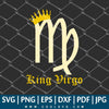 King Virgo SVG - Crown SVG - King Crown SVG - King Virgo Vector - CoolSvg