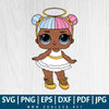 Angel LOL Doll SVG - Layered Lol Doll SVG - Lol Surprise Cricut - LOL Surprise Doll SVG - Great for Sublimation or Cricut