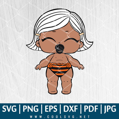 Lol Doll SVG for Cricut SVG - LOL Surprise Doll SVG Cut File - Lol doll SVG