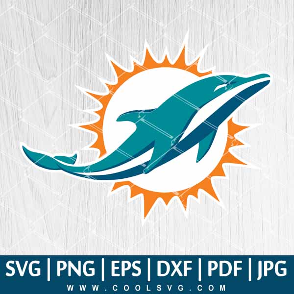 Miami Dolphins Logo SVG - Miami Dolphins Logo Vector - Miami Dolphins Logo PNG - Layered SVG File