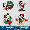 Mickey Mouse Christmas SVG - Disney Christmas SVG - Disney Christmas Bundle SVG - Mickey Mouse SVG - Disney Christmas Bundle PNG - Christmas SVG