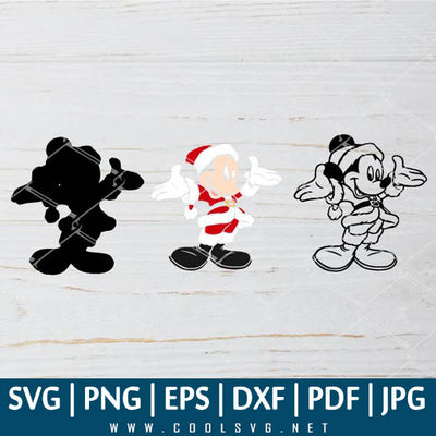 Mickey Mouse Christmas SVG - Disney Christmas SVG - Disney Christmas Bundle SVG - Mickey Mouse SVG - Disney Christmas Bundle PNG - Christmas SVG