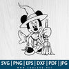 Minnie Mouse Witch SVG PNG, Disney Halloween SVG, Great for Sublimation or Cricut & Silhouette - CoolSvg