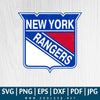 Rangers SVG PNG EPS DXF - New York Rangers SVG - Great for Cricut & Silhouette Cameo - CoolSvg