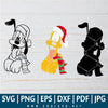 Goofy SVG - Pluto Christmas SVG - Pluto SVG - Dog Outline - Great for Sublimation or Cricut - CoolSvg