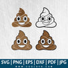 Poop SVG - Cricut Poop Emoji - Poop Emoji SVG - Smiling Poop Emoji SVG - Poop Vector - CoolSvg