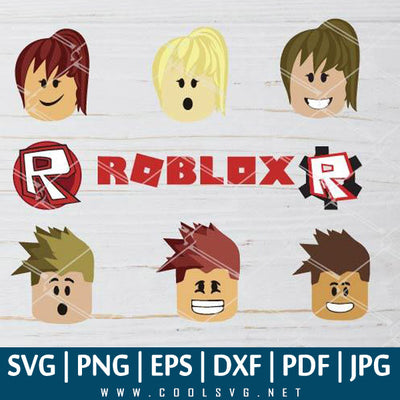 Roblox Character SVG, Roblox SVG Girl, Roblox Face SVG, Roblox Bundle SVG, Roblox SVG, Great for Sublimation or Cricut & Silhouette