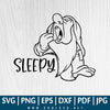 Sleepy SVG PNG EPS DXF, Seven Dwarfs SVG, Cartoon SVG - CoolSvg