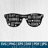 Beach Sunglasses SVG - Sunglasses SVG - Summer Vibes SVG Great for Sublimation or Cricut & Silhouette - CoolSvg