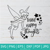 Tinkerbell SVG | Think Happy Thoughts SVG | Fairy Disney Princess SVG CoolSvg